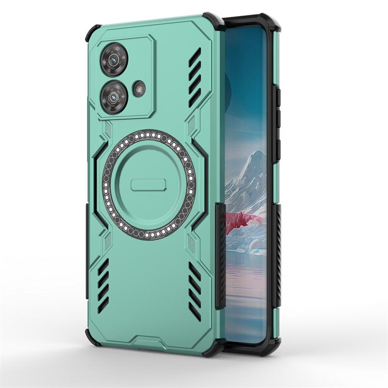 

Броньований чохол для Motorola Edge 40 Neo Магнітна адсорбція Бездротова зарядка Кришка Чохол Moto Edge 40 Neo Для чохла Moto Edge 40 Neo Motorola Edge 40 Neo зелений