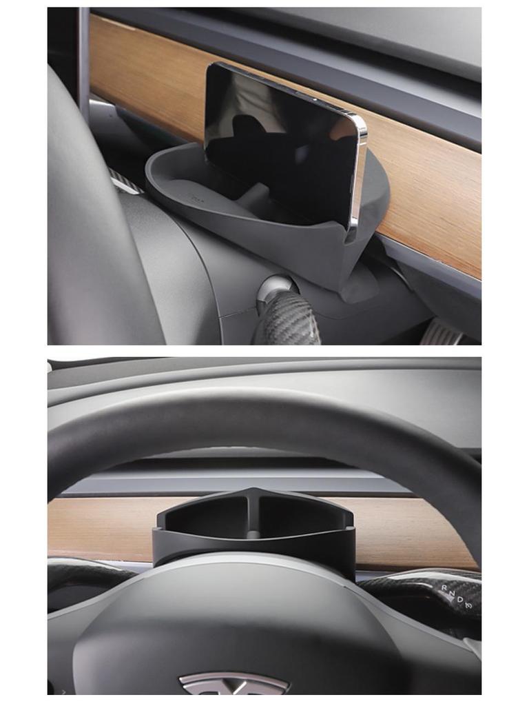 Tesla Model 3/Y Steering Wheel Silicone Phone Holder