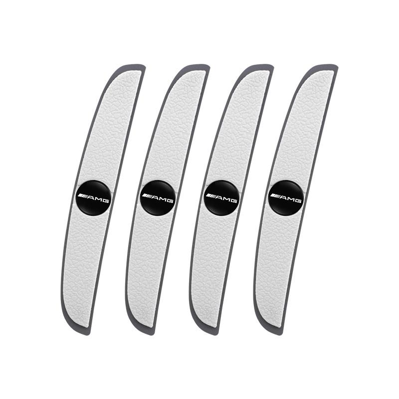 

For Mercedes Benz AMG GLE GLS CLA CLE GLC CLS GLA W223 W213 W206 4Pcs Car Door Bumper Strip Anti Collision Rubber Decal Sticker