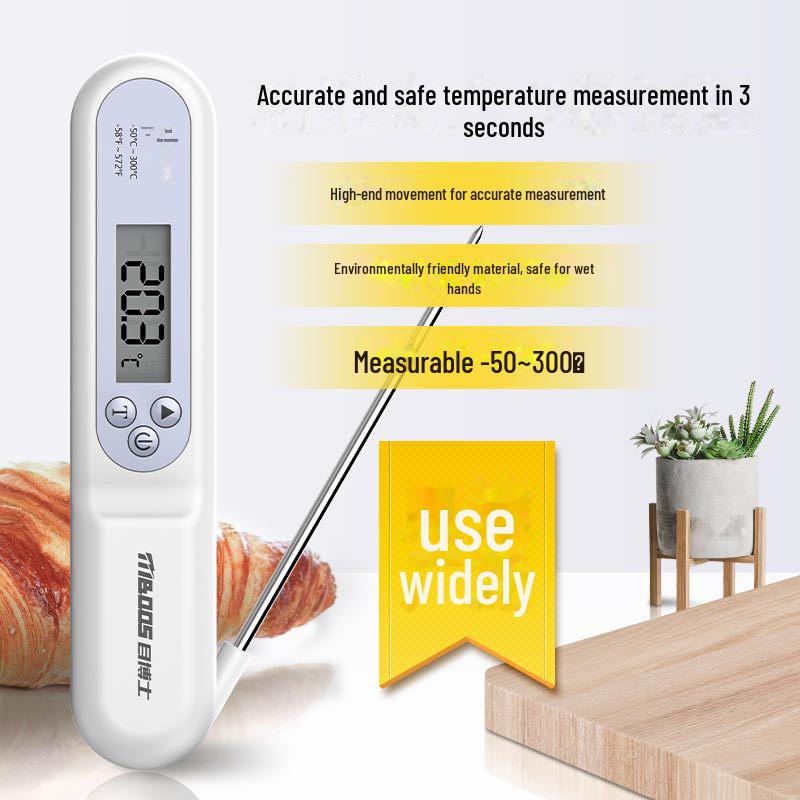Multifunctional Food Thermometer for Water, Oil, Milk, Oven, Kitchen, and Baby Bath