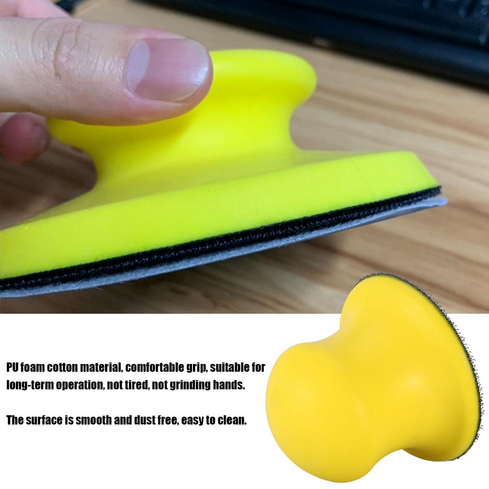 3inch Hook & Loop Foam Hand Sanding Pad Block Dust Free