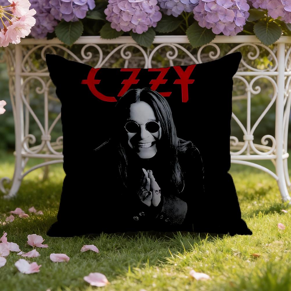 Singer-O-Ozzy Osbournes Cushion Cover Home & Car Dual-Scene Pillow Cover: Reversible for Premium Comfort