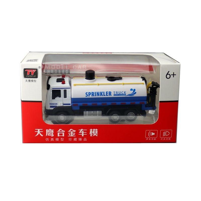 

Alloy Heavy Duty Water Truck Model With Inertia Control For Collectors And Kids