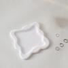 Gypsum Jewelry Dish Photography Props Display Plate for Makeup