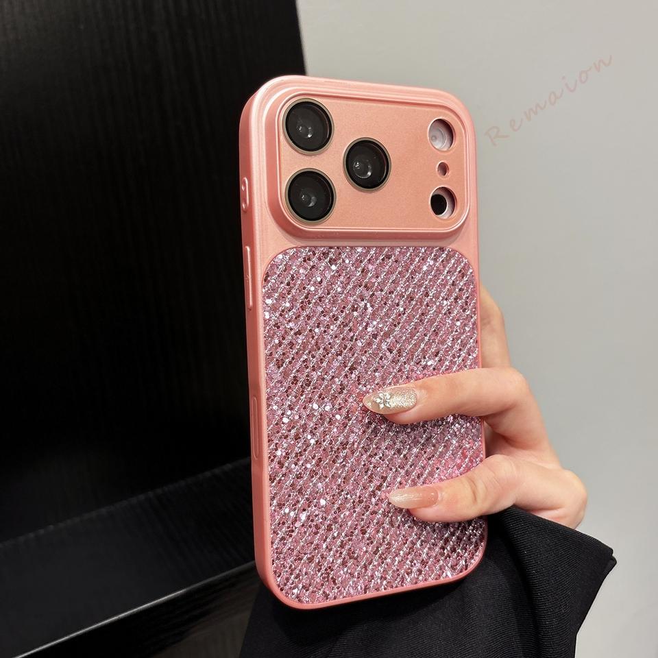 Husă de telefon cu sclipici Pentru Pentru Iphone 1 14 11 12 13 16 17 Pro Max 17Pro Oficial Bling Bling LEN Husa Protectoare Rezistentă la Șocuri