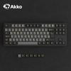 Akko Schwarz & Gold 5087S ISO DE Layout Kabelgebundenes Tenkeyless Mechanisches Keyboard