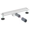 2 in 1 Shower Drain Silver 50 cm Stainless Steel 304