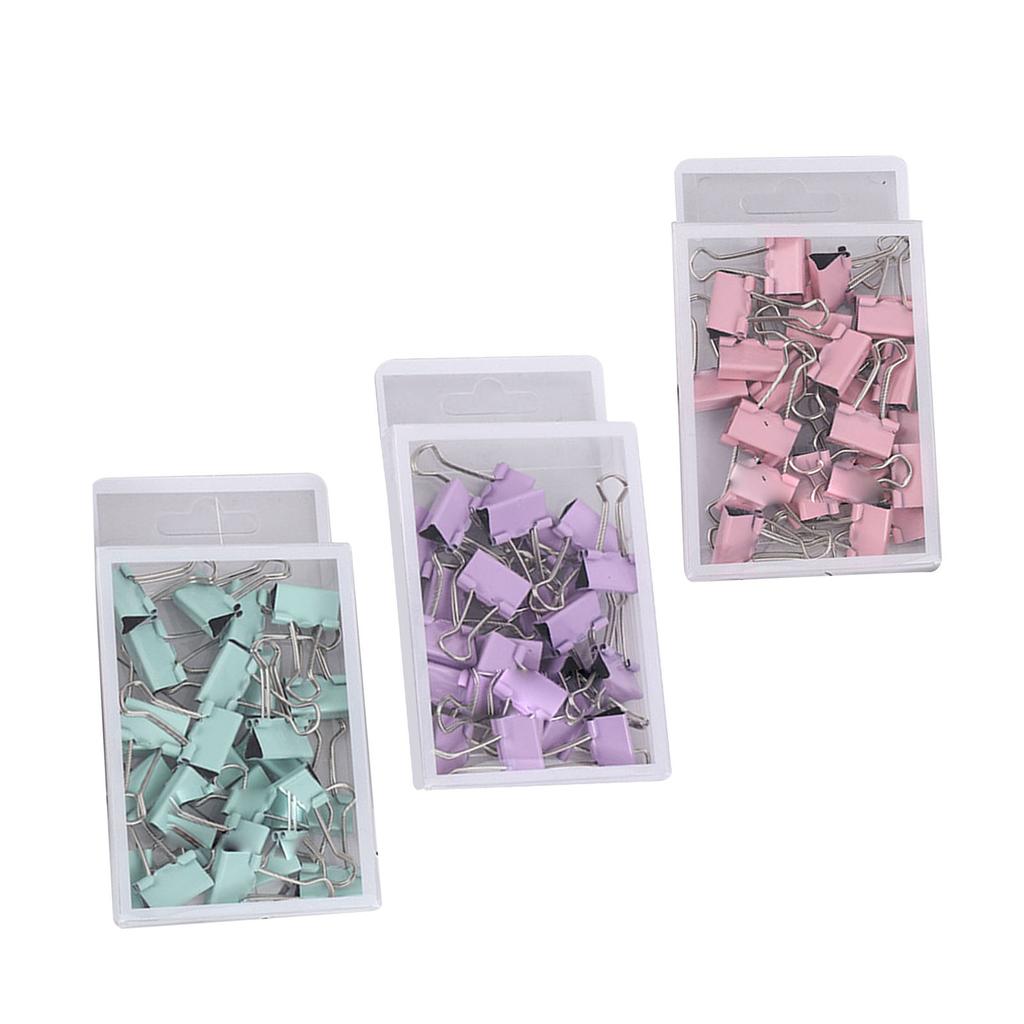 25pcs Clips Prevents Deformation Multifunction Metal Paper Clamps Office Clips for School