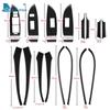 Real Soft Carbon Fiber For Toyota Prius 2010 2011 Door Window Switch Button Interior Trim Panel Car Sticker Accessories.