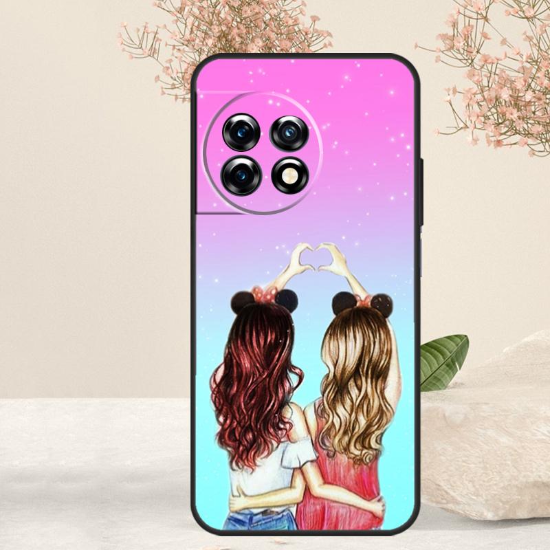 

Girls Bff Best Friends Forever Always Case For OnePlus 15 13 12 11 13T 13R 12R 15R 10T 10 Pro Nord 5 CE 4 3 Lite N20 N30 Cover OnePlus Nord 3
