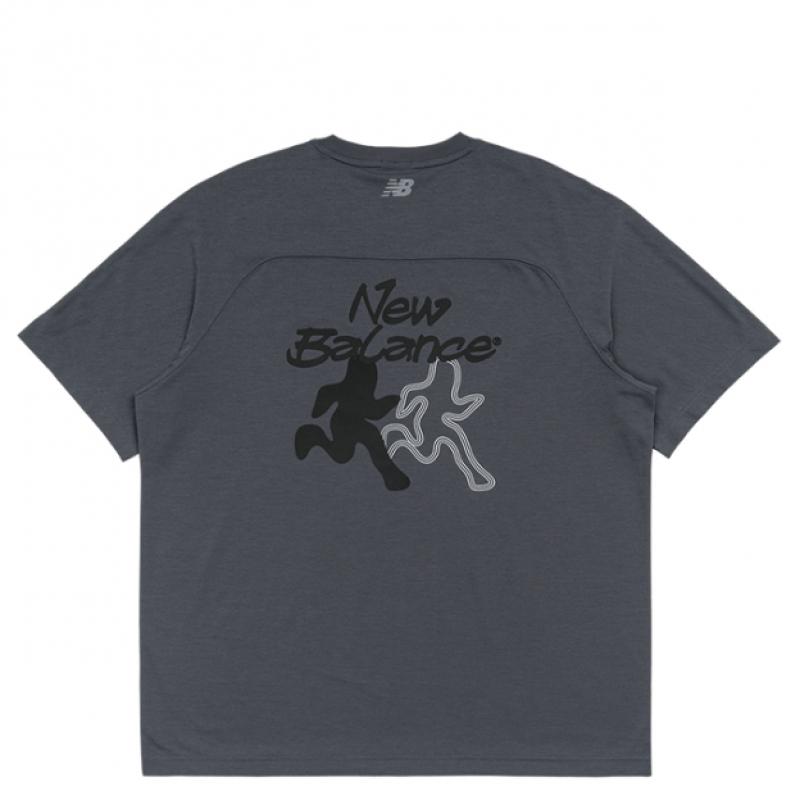 New Balance Uni Rc Frozen Running Graphic ShorT Sleeve T shirT Nbnef25403 60