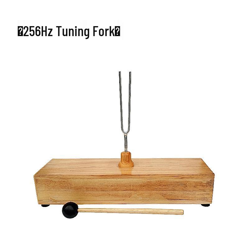 Steel Tuning Fork Set: 256Hz, 512Hz, 440Hz with Hammer - Perfect for Junior High School Physics and Acoustics Experiments