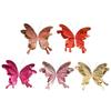 3D Design Wedding Decor Colorful Butterflies Large-scale Veil Gauze Flowers 55cm Length Handmade Craft Butterfly Decor