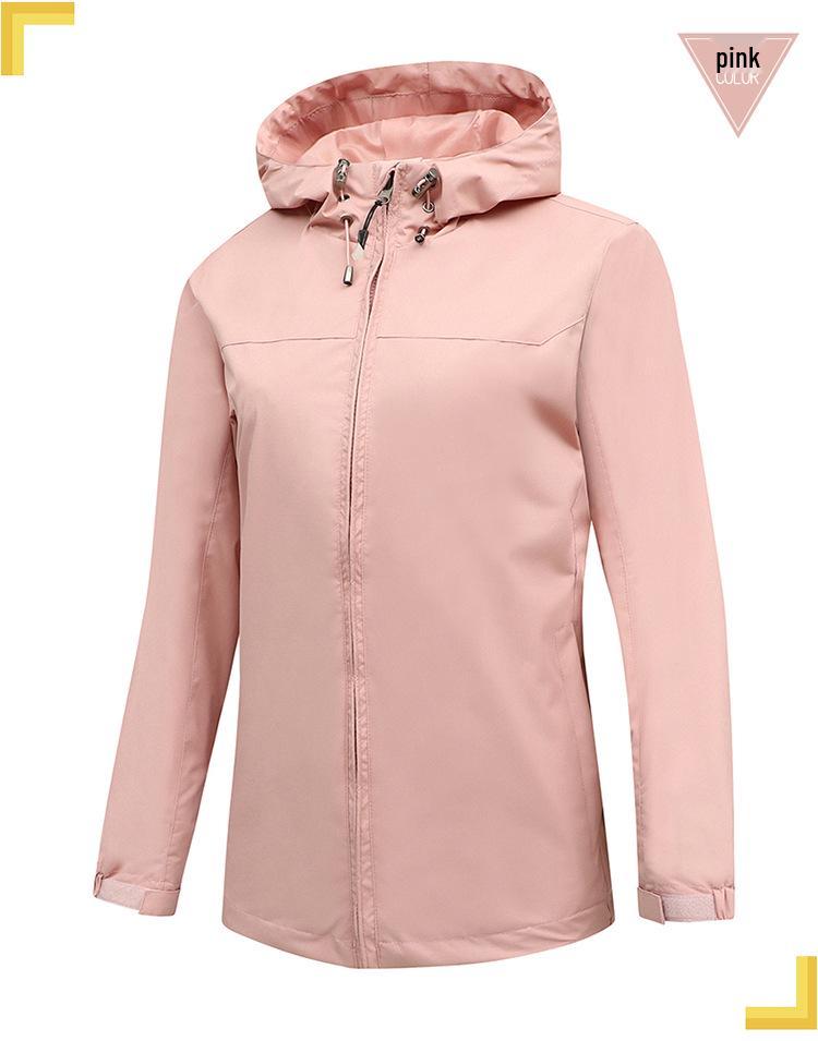 Men's Spring/Autumn Hooded Windbreaker Jacket - Lightweight, Windproof, Waterproof Outdoor Wear