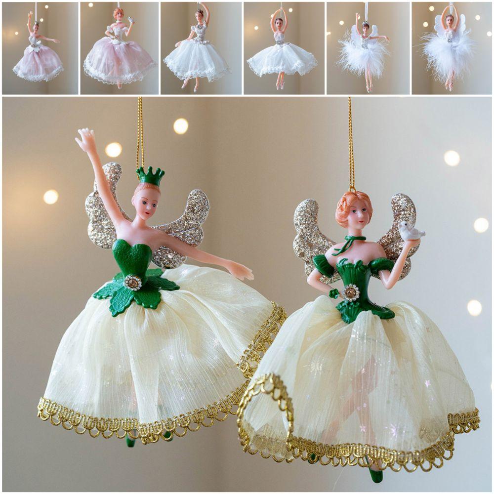 Plüschtiere Weihnachts-Hängedekorationen Mehrfarbige Hängeanhänger Puppe Festivaldekoration