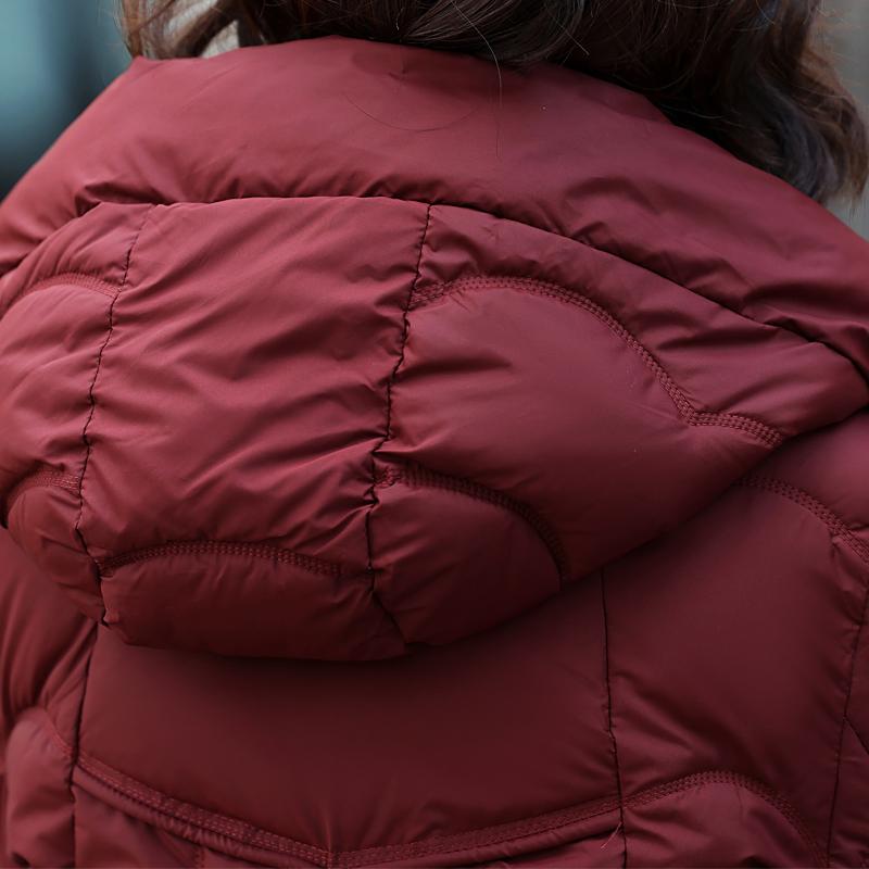 Fashion Woman Parkas Winter Long Coats Hooded Thick Warm Overcoat Women's Jackets