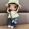 Molly BJD Dress-Up Clothes Set with Accessories & Fisherman Hat for 1/8 Scale Dolls.