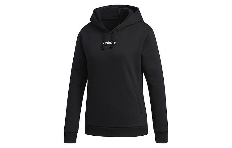 Adidas Neo Sweatshirts Women s Black Hooded Moderate Regular EI4691 XS