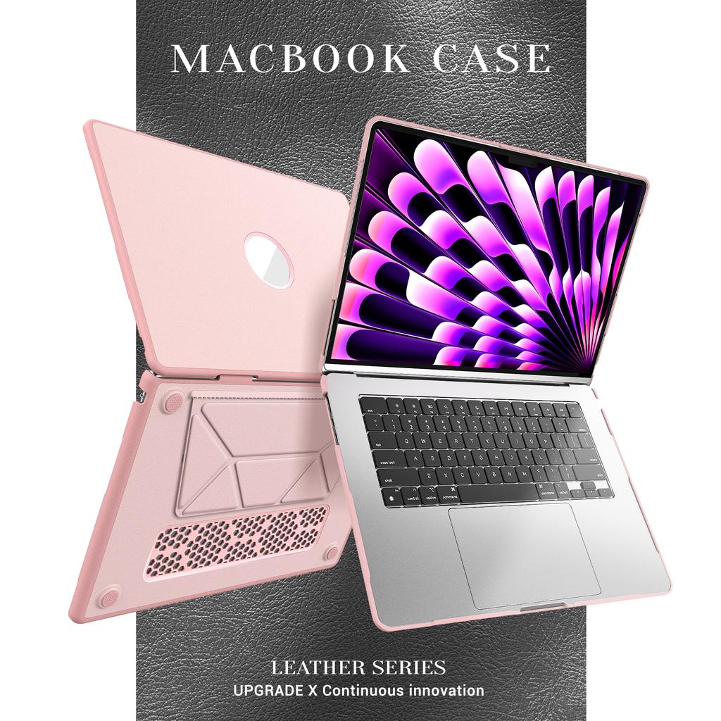 Laptop Case for MacBook Air 15 inch (2025)/(2024)/(2023)/M2 A2941/M3 A3114/M4 A3241 Notebook Kickstand Cover