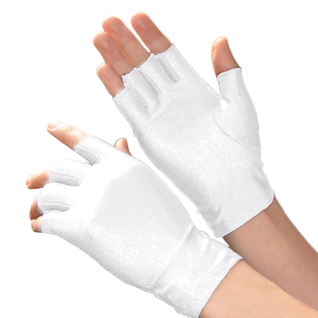 Sunblock Fingerless Gloves for Women Outdoor Activity Wrist Length Driving Gloves Light Weight Fingerless Sunblock Glove