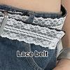 Stretch Lace Belt For Women High Elastic Waistband Adjustable Soft PU Leather No Metal Clasp Design