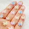 50pcs Resin Cute 3D Mini Butterfly Flat Back Rhinestone Scrapbook DIY Craft For Nail  Decor Jewelry Accessories