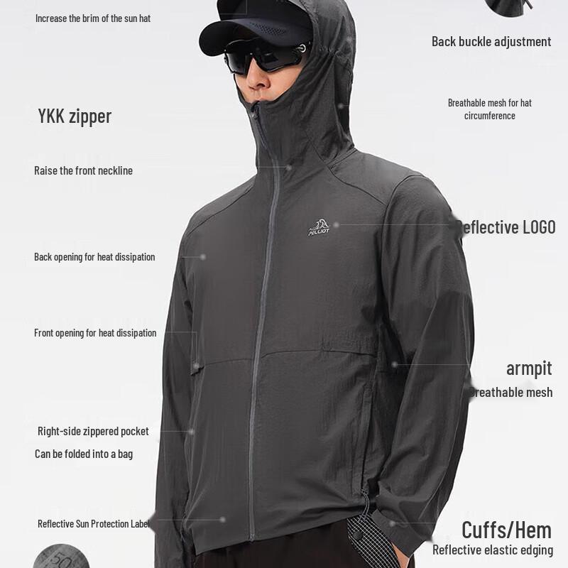 Pelliot Men's Ultralight Water-Repellent Skin Jacket