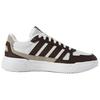 Adidas LITE BALLER Synthetic Leather Abrasion Resistant Low top Skateboard Shoes Unisex White Umber KJ4109