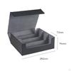 2 Pieces Card Deck Box Sport Cards Display Magnetics Closure with 8 Dividers Collectible