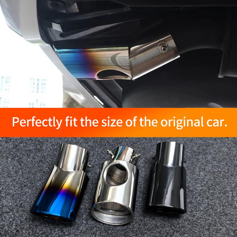 Compatible Stainless Steel Exhaust Tailpipe for Honda CRV, Highlander, Lexus, IX35, ZhiPao SUVs