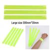 30cm Ultra-Long Reflective Snap Bracelet: Safety Toy for Night Cycling & Children's Decoration