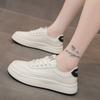 Fashion Fashionable White Sneakers 2025 New Autumn Women's Casual Shoes Breathable Lace Up Tennis Sneakers Women Flat Shoes White Flats