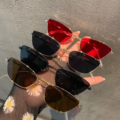 Sunglasses for Women Fashion Oversized Anti-Reflective Vintage Square Metal Sun Glasses Driving Eyewear UV400 Lentes De Sol