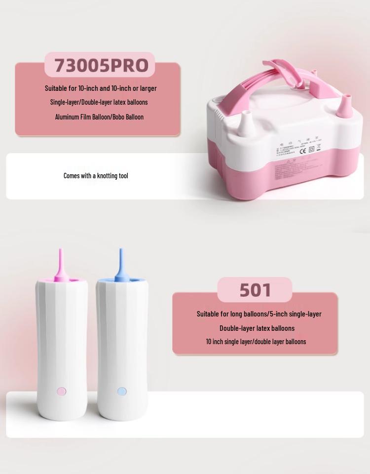 Automatic Electric Balloon Pump - Portable Inflator & Blower
