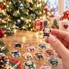 2D Flat -Piece Acrylic Charm Countdown Calendar with Airplane Box for Collectors