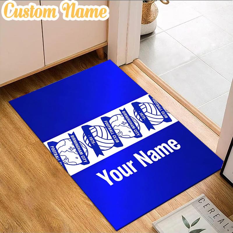 Custom Name Birmingham Football Club  Rug, Office Rug, Chair Rug, Carpet for Living Rooms, Doormat Game Rug Home Decor Christmas Gifts