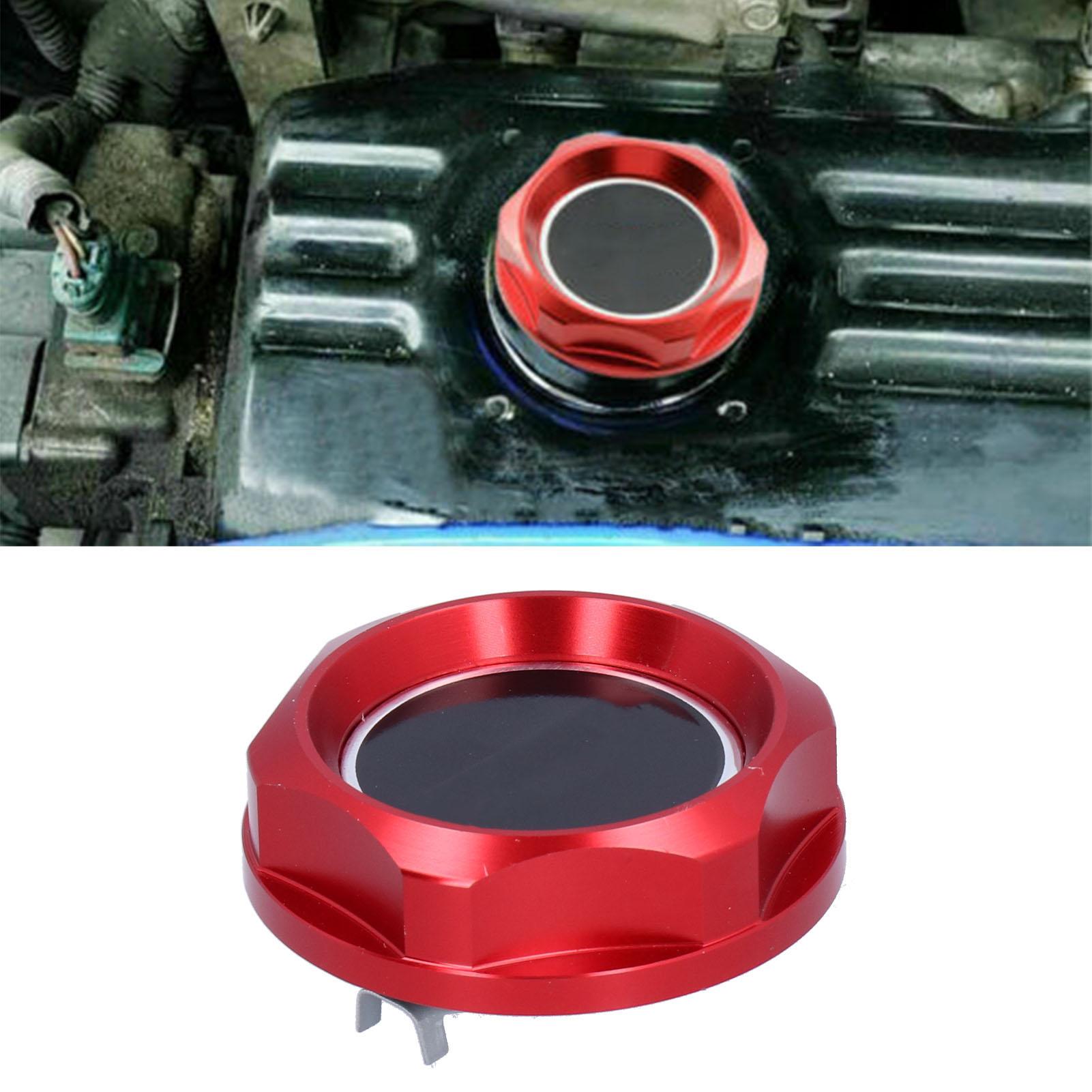 Engine Oil   Aluminum Alloy Anodized Oil Filler Cover Replacement Accessory for
