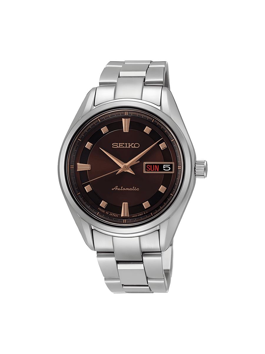 

Женские автоматические часы Seiko (SRP895J1) – Элегантный дизайн, подходит для повседневной носки, и идеальный подарок для вашей девушки или жены. коричневый