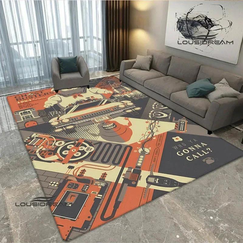 3D G-Ghostbusters Cartoon printed carpet living room bedroom carpet non-slip door mat area rug Home room decor birthday gift