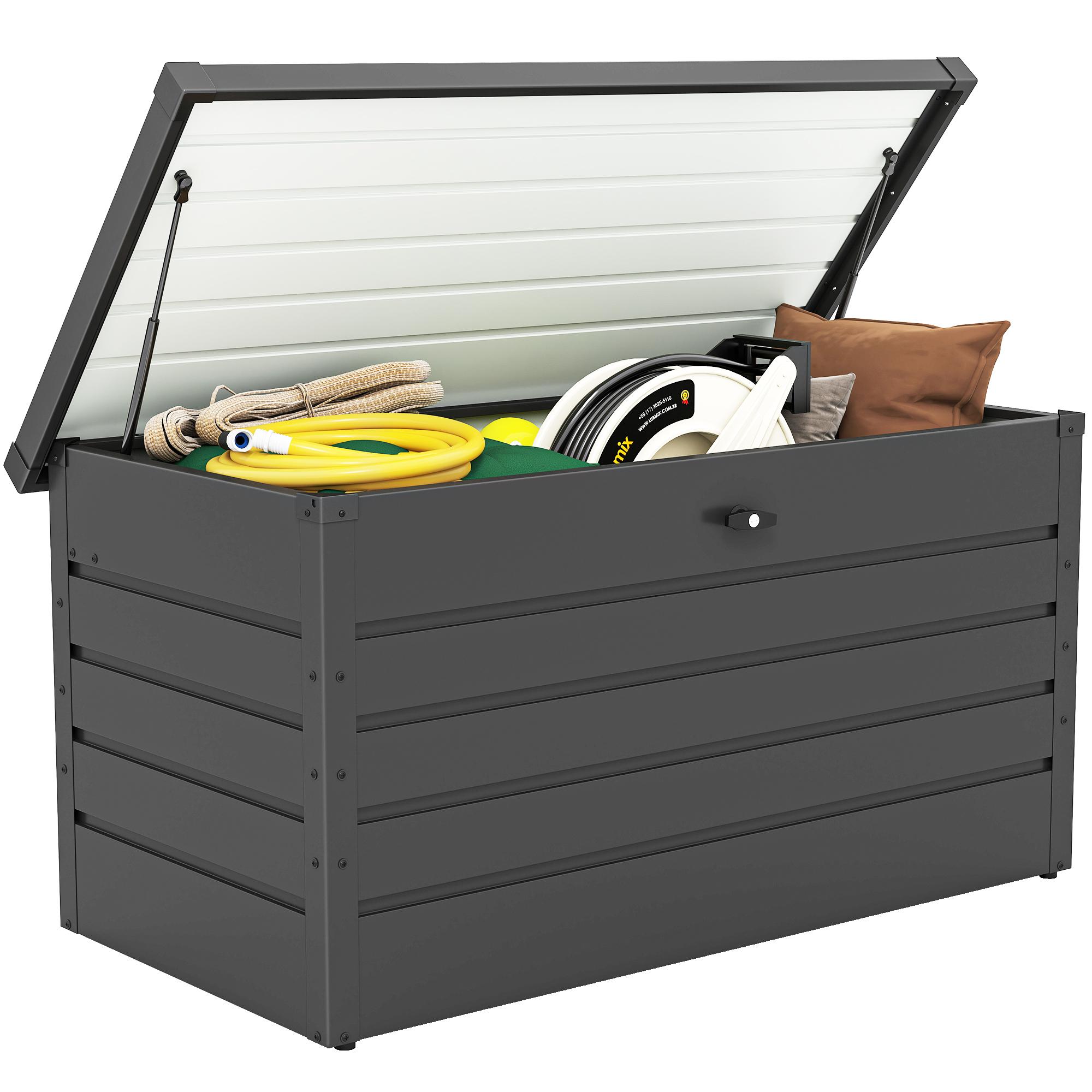 311L Galvanised Steel Garden Storage Box
