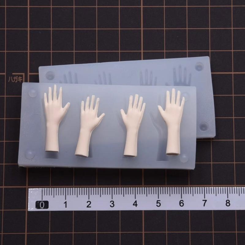 Versatile Hand Mould Proportional Designs Silicone Material for Resin Clay Creative Projects and Gift