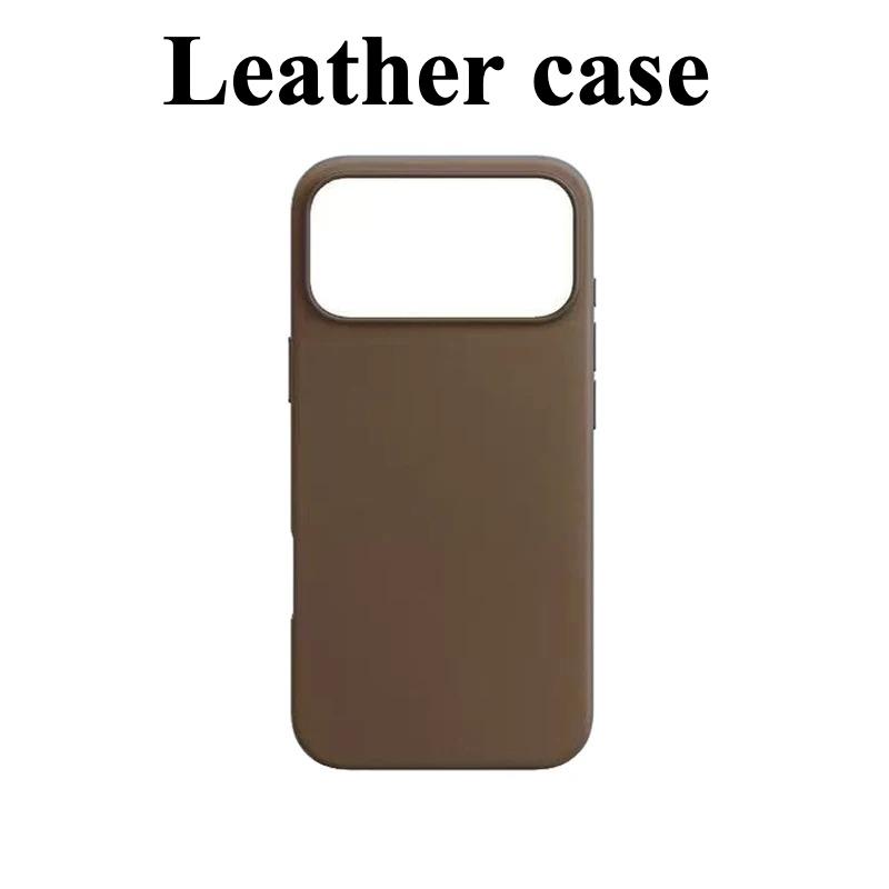 Funda de cuero Sle para negocios para funda Apple Magsafe para IPhone 17 Pro Max 17 Air Carga inalámbrica Cubierta magnética 16 15 14 13 Pro Max