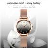 Hannah Martin Butterfly Design Women's Fashion Brand Watch Japanese Miyota Movement Stainless Steel Quartz Wristwatch