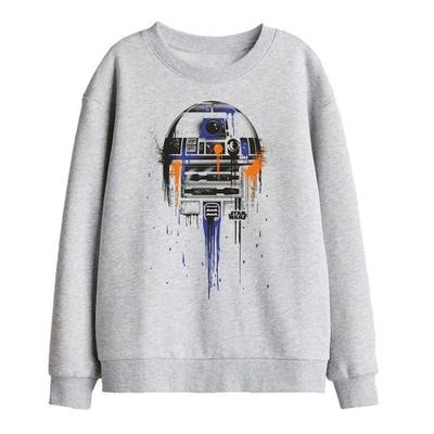 Moletom R2-D2 com Gotejamento de Tinta para Crianças