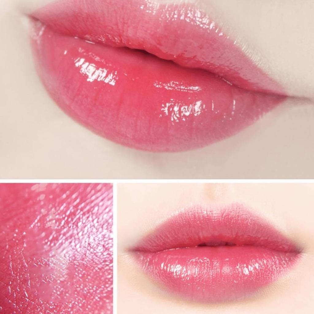 Transparent Jelly Lip Gloss Moisturizing Lipstick with Peach Flavor
