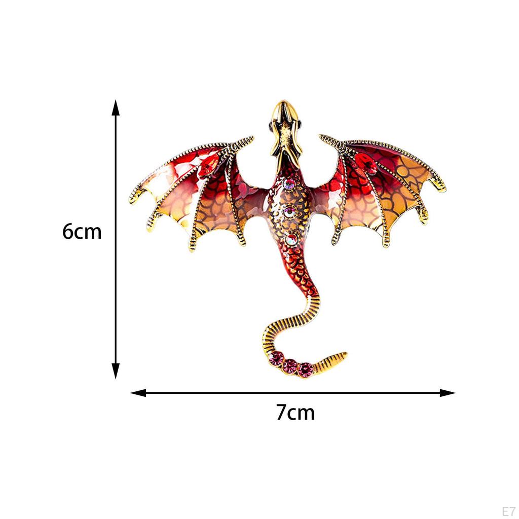Men Brooch Fashion Jewelry Animal Gift Daily Decoration Alloy Punk Vintage Breastpin Badge Bag Pin