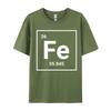Iron Periodic Table Eleunisexts Sign Fe Tops Tees Pochacco Skeleton Halloween Cotton Crew Neck Unisexs T Shirt Normal