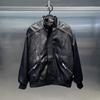 Original Design Autumn New Retro Stand-up Collar Black Casual Jacket Kusa Locomotive Suit Men's Clothing