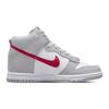 Nike Dunk High SE GS Grigio Fumo Chiaro Bianco Rosso Palestra DH9750-001