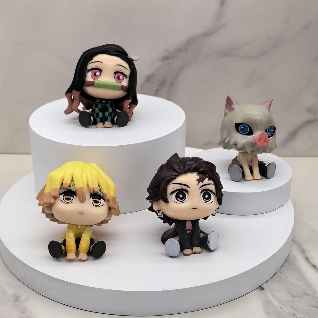 Demon Slayer Blind Box Action Figures: 10 Styles Featuring Tanjiro & Nezuko